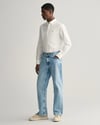 GANT Erkek Beyaz Slim Fit Düğmeli Yaka Gömlek