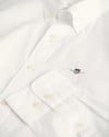 GANT Erkek Beyaz Slim Fit Düğmeli Yaka Broadcloth Gömlek