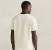 GANT Erkek Krem Bisiklet Yaka Regular Fit T-Shirt