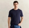 GANT Erkek Lacivert Kısa Kollu T-Shirt