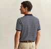 GANT Erkek Lacivert Regular Fit Çizgili Polo Yaka T-Shirt