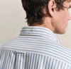 GANT Erkek Mavi Regular Fit Çizgili Logolu Gömlek