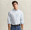 GANT Erkek Mavi Regular Fit Çizgili Logolu Gömlek
