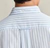 GANT Erkek Mavi Regular Fit Çizgili Logolu Gömlek