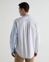 GANT Erkek Mavi Regular Fit Klasik Yaka Çizgili Gömlek