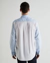 GANT Erkek Mavi Regular Fit Klasik Yaka Renk Bloklu Gömlek