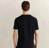 GANT Erkek Siyah Bisiklet Yaka Regular Fit Logolu T-Shirt