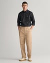 GANT Erkek Siyah Slim Fit Düğmeli Yaka Broadcloth Gömlek