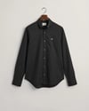 GANT Erkek Siyah Slim Fit Düğmeli Yaka Broadcloth Gömlek