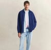 GANT Erkek Yeşil Regular Fit Çizgili Logolu Gömlek