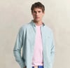 GANT Erkek Yeşil Regular Fit Çizgili Logolu Gömlek