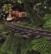 Ağaç tren deco çap 90 cm