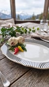 biberli kayık tabak 35 cm