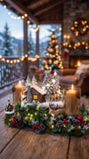 chalet mumluk decor 60 cm