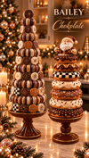 chokolate macaron ağacı 40 cm