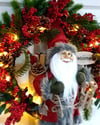 Dear santa kapı süsü 55*65     noel baba boyu 45 cm