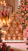 Gingerbread Cookie tree crema 33 cm