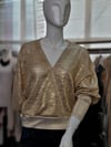 Gold sıvama bluz