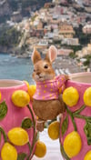 hanging rabbit pembe puantiye