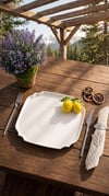limonlu kare tabak 27 cm
