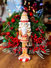 nutcracker ginger red çelenk deco 60 cm