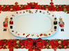 NUTCRACKER&CHRİSTMAS TOYS kayık tabak 45 cm