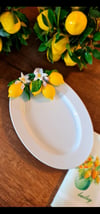 Oval limonlu tabak 29 cm