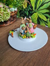 Rabbit Family Servis sunum 29 cm