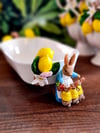 Rabbit Garden kayık salata kase