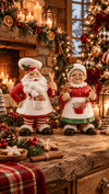 Santa Claus family 23 cm