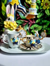 White rabbit mug