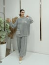 hira kısa tunik gri