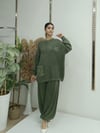 hira kısa tunik hakiyeşil
