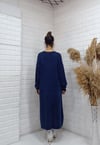 rahat basıc uzun tunik lacivert
