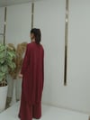 rahat salaş ipli tunik bordo