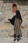 Renkli Salaş Tunik - Siyah