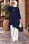 salaş rahat tunik lacivert