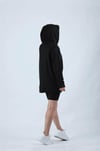 3 İplik Kumaş Oversize Sweat - Koyu Lacivert