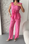 Çilek Kumaş Takım - PEMBE
