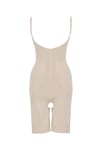 Zippered Hook and Eye Strap Body Corset - 