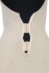 Zippered Hook and Eye Strap Body Corset - 