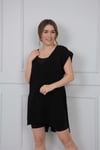 Kuşaklı Süveter - Siyah