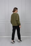 Orjinal Marka Zara Oversize T-Shirt - Haki