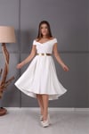 Prenses Elbise - Beyaz