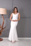 Tasarım Elbise - Beyaz