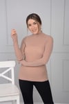 Taşlı Bluz - Pudra