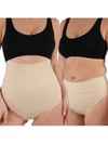 Toparlayıcı Yüksek Bel Slip Korse - Ten Rengi