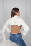Triko Body - Beyaz/Krem