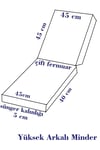 DE LUXE YÜKSEK ARKALI MİNDER-TRS 103