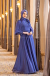 2196 NEW ELEGANS ELBİSE - Gece Mavisi